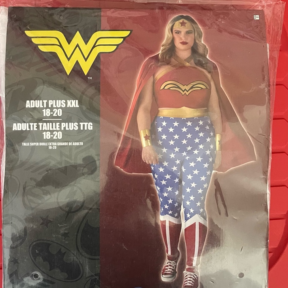 DC Comics Wonder Woman Costume - Red, Blue, Gold